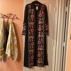 Soft Surroundings embroidered dress